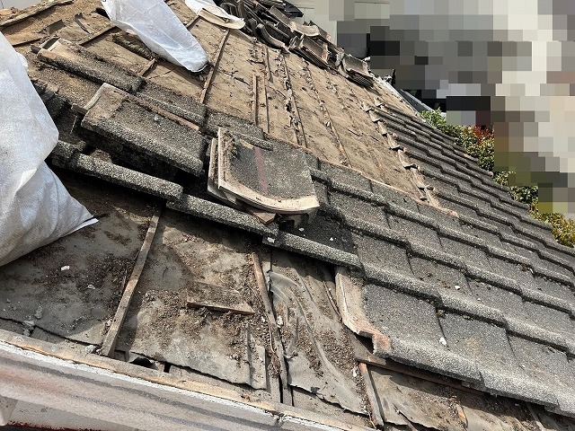 甲府市　屋根葺き替え工事